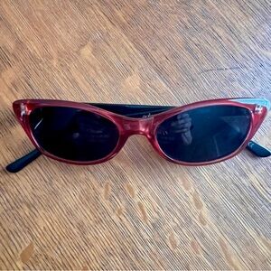 Red Cat-Eye Sunglasses